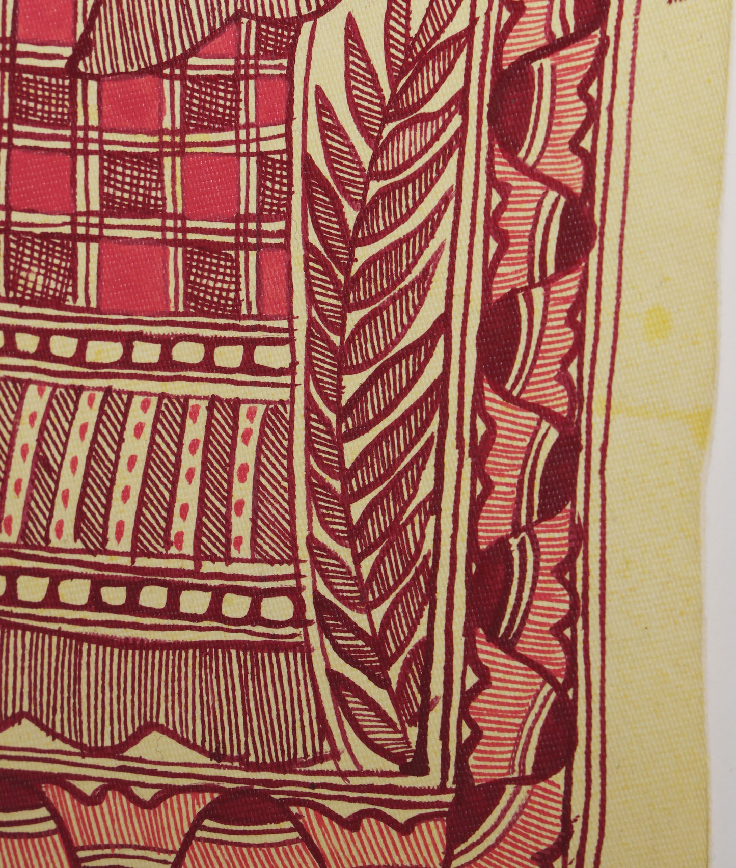 When Rama Met Sita - Madhubani Painting