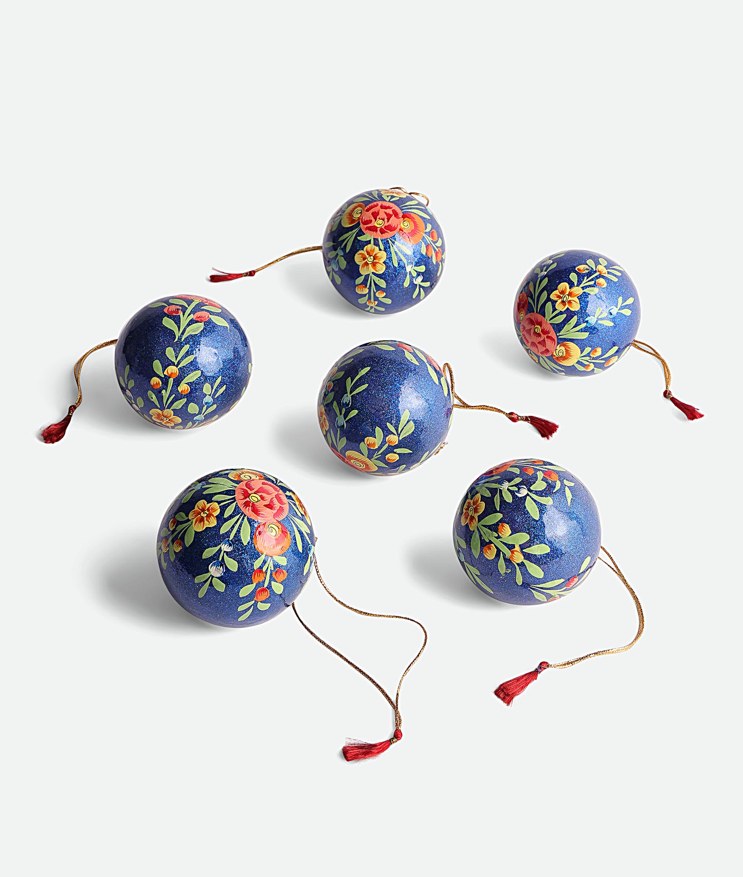 Midnight Sparkle - Christmas Ornaments (Set of 6)