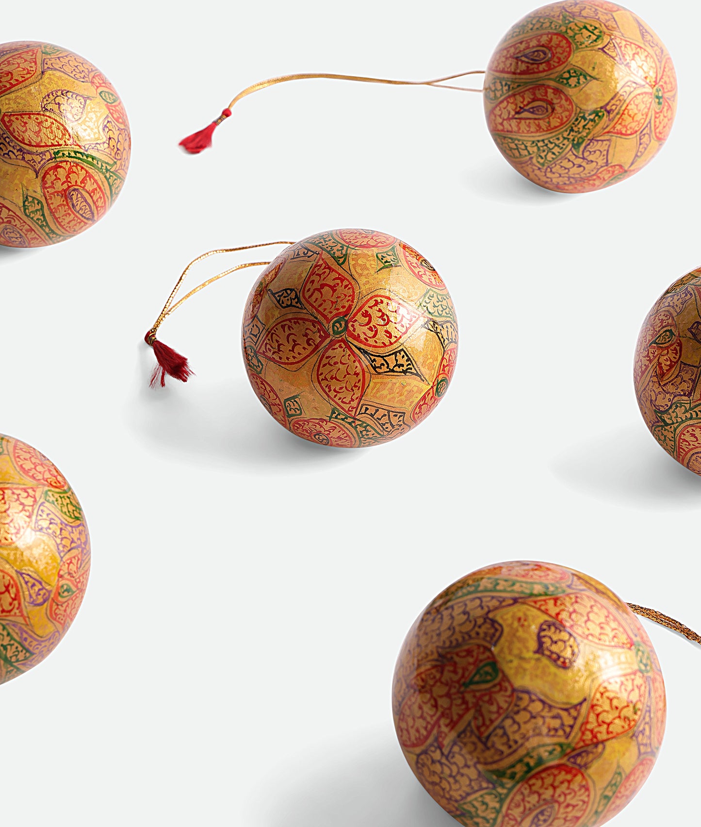 Mughal Treasures - Christmas Ornaments (Set of 6)