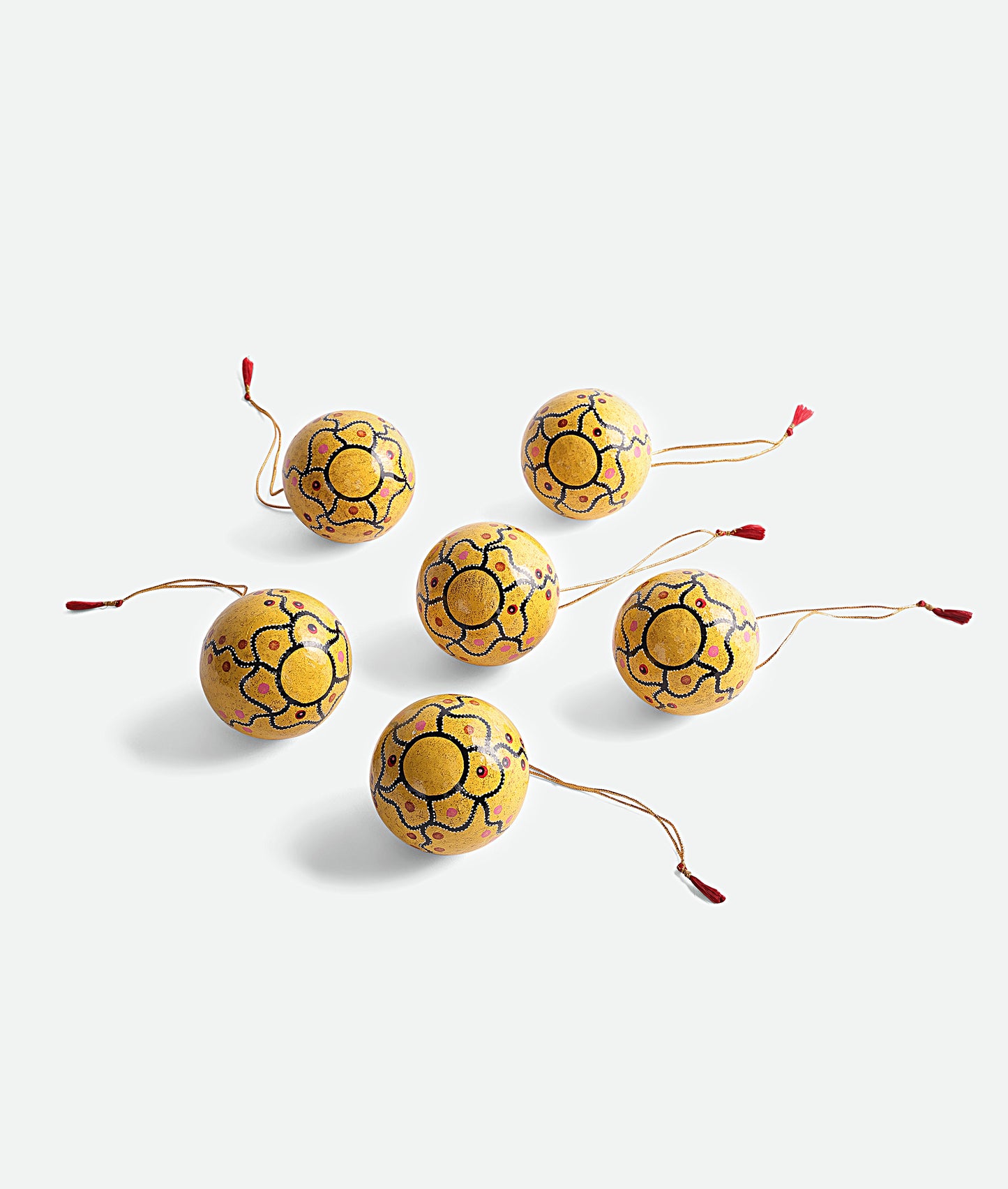 Mellow Yellow - Christmas Ornaments (Set of 6)