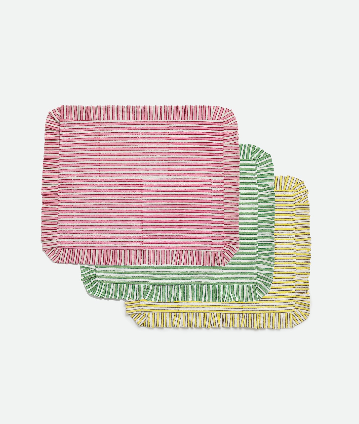 Butter Coded - Striped Placemats (Set of 4)