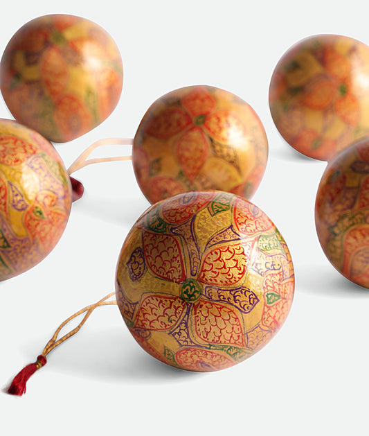 Mughal Treasures - Christmas Ornaments (Set of 6)